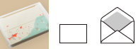 No.710 boxed flat card set